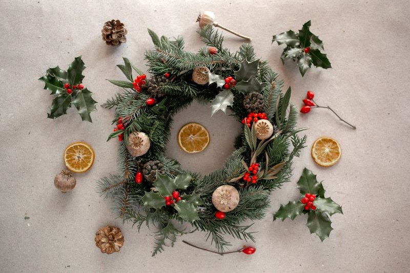 Dried Lavender Wreath